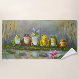 Ribbit Rivier Strandlaken