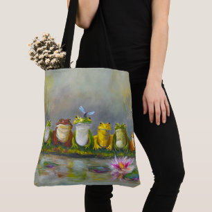 Ribbit Rivier Tote Bag