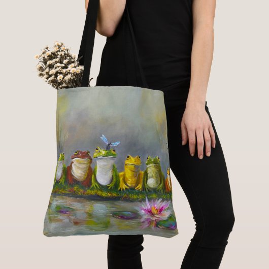 Ribbit Rivier Tote Bag (Dichtbij)
