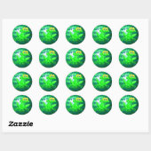 Ribbit! Ronde Sticker (Vel)