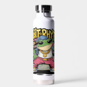 Ribbit to Rhythm beroemd gemaakt door Funny Hip-Ho Waterfles (Links)