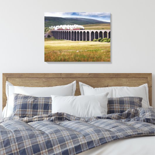 Ribblehead Viaduct Canvas Afdruk (Insitu (Slaapkamer))