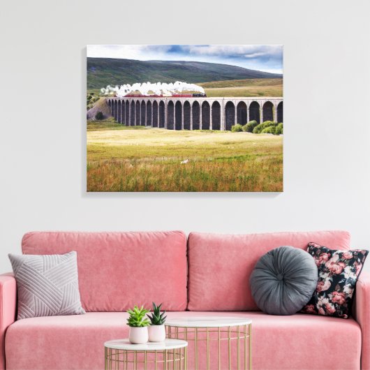 Ribblehead Viaduct Canvas Afdruk (Insitu (Woonkamer))