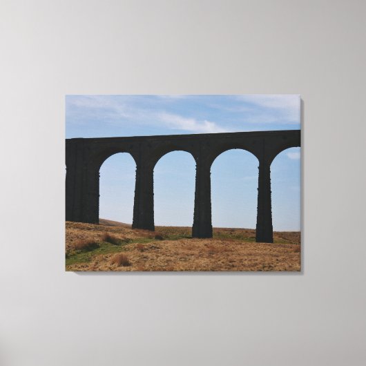 Ribblehead Viaduct Canvas Afdrukken (Voorkant)