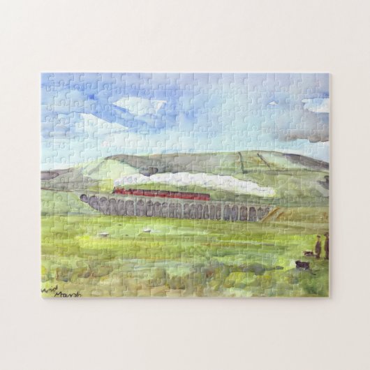 Ribblehead Viaduct Jigzaag Puzzle Legpuzzel (Horizontaal)