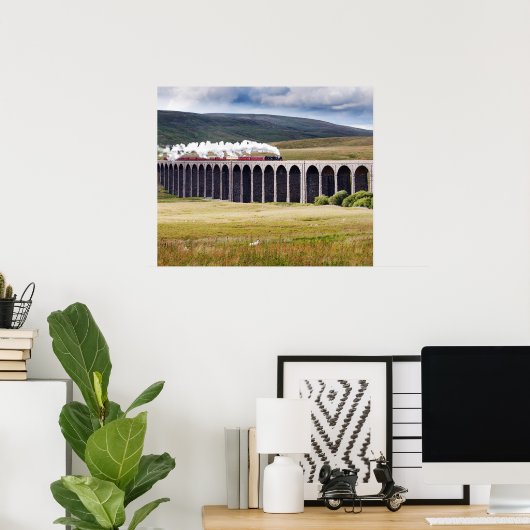 Ribblehead Viaduct Poster/Afdruk Poster (Thuiskantoor)