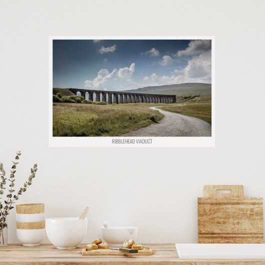 Ribblehead Viaduct, Ribblehead, Yorkshire, Engelan Poster (Keuken)