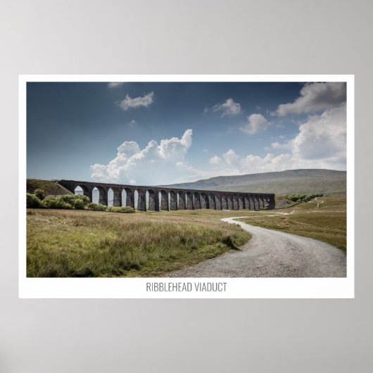Ribblehead Viaduct, Ribblehead, Yorkshire, Engelan Poster (Voorkant)