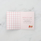 Ribbon Aardbeien Berry Sweet Baby shower (Binnen)