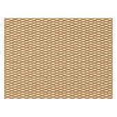 Ribbon-afdruk halverwege de eeuw - bruin en goud tafelkleed (Voorkant (Horizontaal))