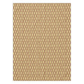 Ribbon-afdruk halverwege de eeuw - bruin en goud tafelkleed (Voorkant)