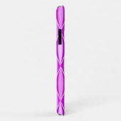 Ribbon-afdruk halverwege de eeuw - orchidee en vio Case-Mate iPhone case (Achterkant/rechts)