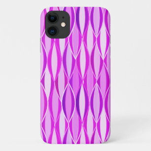 Ribbon-afdruk halverwege de eeuw - orchidee en vio Case-Mate iPhone case