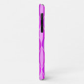 Ribbon-afdruk halverwege de eeuw - orchidee en vio Case-Mate iPhone case (Achterkant/links)