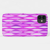 Ribbon-afdruk halverwege de eeuw - orchidee en vio Case-Mate iPhone case (Achterkant (horizontaal))