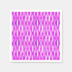 Ribbon-afdruk halverwege de eeuw - orchidee en vio servetten