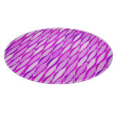 Ribbon-afdruk halverwege de eeuw - orchidee en vio snijplank (Hoek)