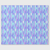 Ribbon-afdruk halverwege de eeuw - violet en aqua cadeaupapier (Vlak)