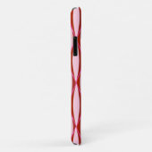 Ribbon-afdruk uit de midden van de eeuw - roze en  Case-Mate iPhone case (Achterkant/rechts)