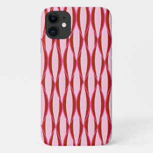 Ribbon-afdruk uit de midden van de eeuw - roze en  Case-Mate iPhone case