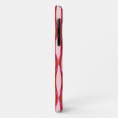 Ribbon-afdruk uit de midden van de eeuw - roze en  Case-Mate iPhone case (Achterkant/links)