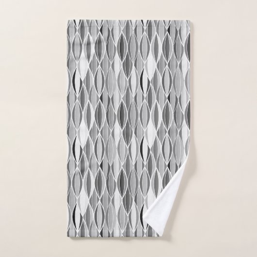 Ribbon-afdrukken halverwege de eeuw, schaduwen van bad handdoek (Handdoek)