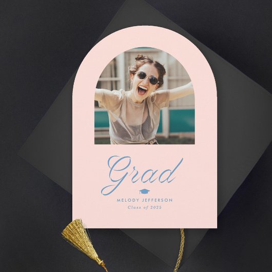 Ribbon Afstudeerder Arch Foto Afstuderen Kaart