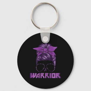 Ribbon Alzheimer Heimers Warrior Heimers Awareness Sleutelhanger