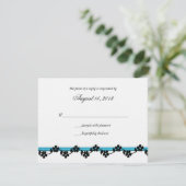 Ribbon and Flowers Response Kaart (Staand voorkant)