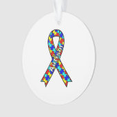 Ribbon Autisme Ornament (voorkant)