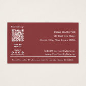 Ribbon Bells $10 Christmas Gift Voucher Kaart (Achterkant)