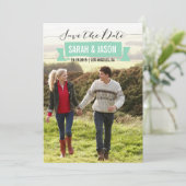 RIBBON BEWAREN DATUM FOTO KAARTEN - MINT (Staand voorkant)