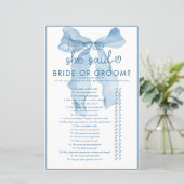 Ribbon Bow Vrijgezellenfeest Game (Staand voorkant)