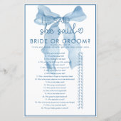 Ribbon Bow Vrijgezellenfeest Game (Voorkant)