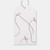 Ribbon Bows & Heart Balloons – Valentine’s Day Cadeaulabel (Achterkant)