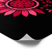 Ribbon Brain Aneurysm Awareness Month Support Grap Poster (Hoek)