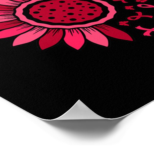 Ribbon Brain Aneurysm Awareness Month Support Grap Poster (Hoek)