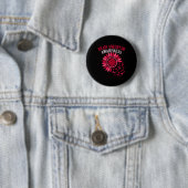 Ribbon Brain Aneurysm Awareness Month Support Grap Ronde Button 5,7 Cm (In situ)