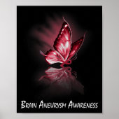 Ribbon brain-aneurysma awareness poster (Voorkant)
