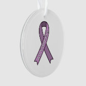Ribbon Cancer Ornament veroorzaken (voorkant)