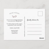 Ribbon cut Grand Opening Invitation briefkaart (Achterkant)