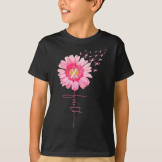Ribbon Daisy Faith - Maand van de bewustwording va T-shirt