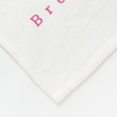 Ribbon Dandelion Faith Hope Love Borstkanker Fleece Deken (Hoek)