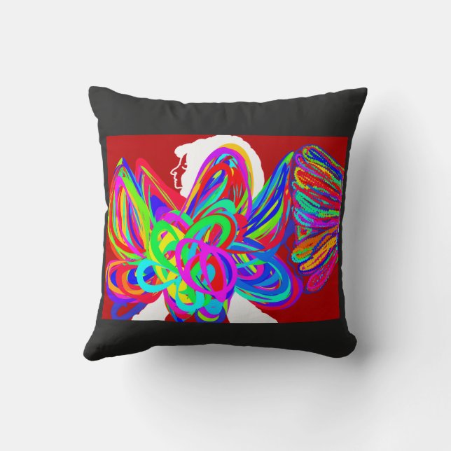 Ribbon Fairy's Day Out Kussen (Achterkant)