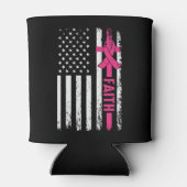 Ribbon Faith Breast Cancer Awareness Blikjeskoeler (Achterkant)