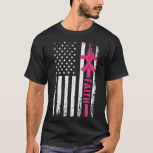 Ribbon Faith Breast Cancer Awareness T-shirt