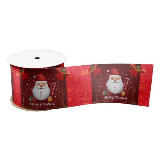 ribbon for red merry christmas  satijnen lint (Spoel)