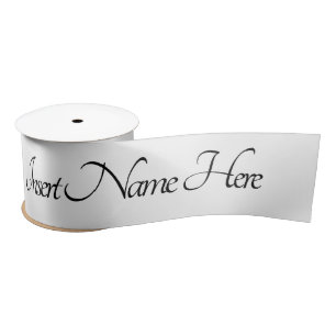 Ribbon / Gepersonaliseerd naam Satin Ribbon Satijnen Lint
