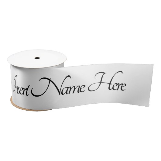 Ribbon / Gepersonaliseerd naam Satin Ribbon Satijnen Lint (Spoel)