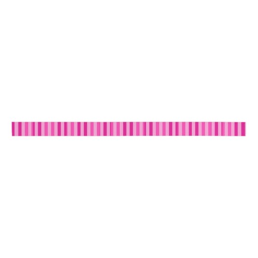 Ribbon, gestreept, geslepen Roze strepen Grosgrain Lint (Voorkant)